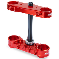 Neken Standard Triple Clamp Complete Set w/20mm Offset Red for Honda CRF 250 13-17/CRF 450 13-16