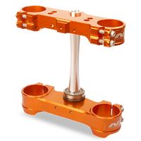 Neken Standard Triple Clamp Complete Set w/Original Offset Orange for KTM 65 SX 13-19