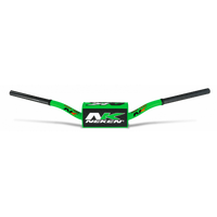 Neken Radical Design Handlebar 85 High (Conical Design/Length 754mm/Height 139mm/Sweep 72mm) Green w/Green/Black Pad