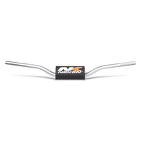 Neken Radical Standard Handlebar 85 Low (Variable Diameter/Length 754mm/Height 102mm/Sweep 70mm) Silver w/Black Pad