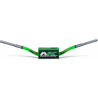 Neken SFH Handlebar (Smooth Feeling/Length 820mm/Height 110mm/Sweep 73mm) Fluro Green w/Fluro Green Pad