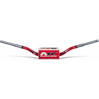 Neken SFH Handlebar K-Bar (Smooth Feeling/Length 817mm/Height 112mm/Sweep 70mm) Red w/Red/White Pad