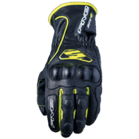 Five RFX4 Black/Fluro Yellow Gloves