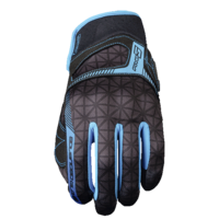Five RS3 Black/Blue Womens Gloves