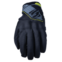 Five RS WP Black/Fluro Yellow Gloves