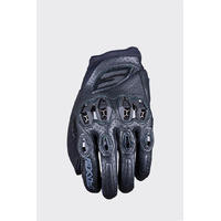 Five Stunt Evo 2 Leather Black Gloves [Size:MD]