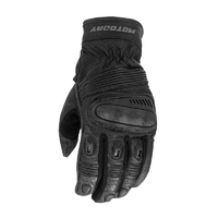MotoDry Roadster Vented Leather Black Gloves