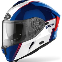 Airoh Spark Flow Gloss Blue/Red Helmet
