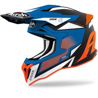 Airoh Strycker Axe Matte Orange/Blue Helmet