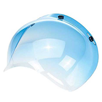 Airoh HAZV0114 Bubble Visor Blue for Garage/Riot Helmets