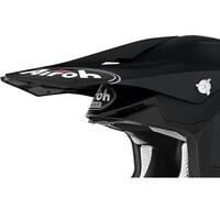 Airoh HAZV6450 Replacement Peak for Twist 2.0 Helmets Matte Black