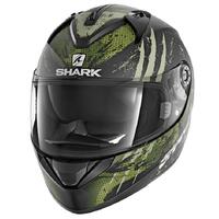 Shark Ridill Helmet Threezy Matte Black/White/Green [Size:XL]