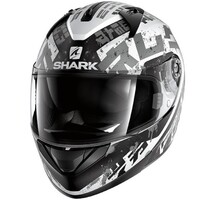Shark Ridill Kengal White/Black/Silver Helmet