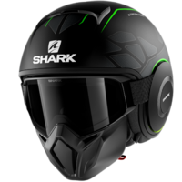 Shark Street Drak Hurok Helmet Black/Green/Black 