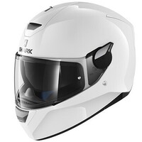 Shark D-Skwal Blank White Helmet [Size:LG]