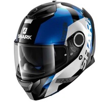 Shark Spartan Helmet Apics Black/White/Blue