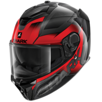 Shark Spartan GT Helmet Carbon Shestter Carbon/Red/Anthracite