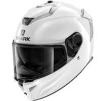 Shark Spartan GT Blank White Helmet