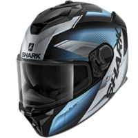 Shark Spartan GT Helmet Elgen Matte Black/Silver/Silver