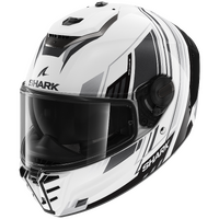 Shark Spartan RS Byhron White/Black/Chrome Helmet [Size:SM]