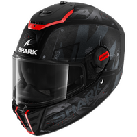 Shark Spartan RS Stingrey Black/Anthracite/Red Helmet
