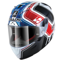 Shark Race-R Pro Replica Zarco 2018 France GP White/Blue/Red Helmet