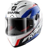 Shark Race-R Pro Sauer White/Blue/Red Helmet