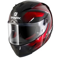 Shark Race-R Pro Carbon Deager Chrome/Red Helmet