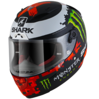 Shark Race-R Pro Helmet Replica Lorenzo Monster Energy 2018 White/Black/Red/Green