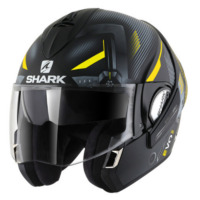 Shark Evoline Series 3 Shazer Matte Black/Yellow/Silver Helmet
