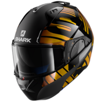 Shark Evo-One 2 Lithion Dual Gloss/Matte Black/Chrome/Gold Helmet