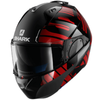 Shark Evo-One 2 Lithion Dual Black/Chrome/Red Helmet