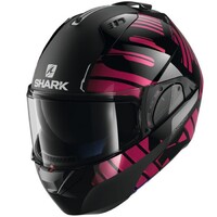 Shark Evo-One 2 Lithion Dual Gloss/Matte Black/Chrome/Violet Helmet