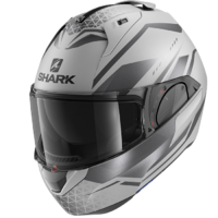 Shark Evo ES Helmet Yari Matte Silver/Anthracite/Black [Size:MD]
