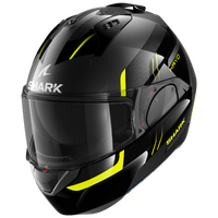 Shark Evo ES Kryd Gloss Anthracite/Black/Yellow Helmet