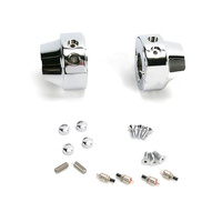 Hawg Halters Inc HHI-HSHA-3C-LR 3 Button Handlebar Switch Assembly Chrome (Left & Right Switches)