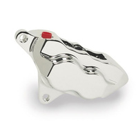 Hawg Halters Inc HHI-LHSCC500 Left Front 4 Piston Caliper Chrome for many Big Twin/Sportster 84-99 Models w/11.5" Disc Rotor