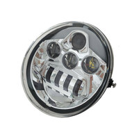 Hoglights HOG-5570VRP-CHR 5-3/4" LED Headlight Insert w/DRL Chrome for Night Rod Special 12-17/Muscle 09-17