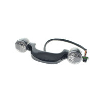 Hoglights HOG-HL401030BS LED Rear LED Turn Signal Lightbar Gloss Black w/Smoke Lenses for Touring 14-Up
