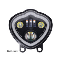 Hoglights HOG-HLAKVS1 LED Headlight Insert Black for Kawasaki Vulcan S 15-Up