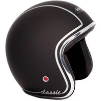 RXT A611C Classic Matte Black/Silver Helmet w/No Studs 