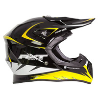 RXT 707 Edge MX Helmet Black/Yellow