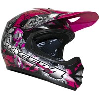 RXT Racer 4 Magenta Pink Kids Helmet