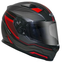RXT 817 Street Helmet Missle Matte Black/Red