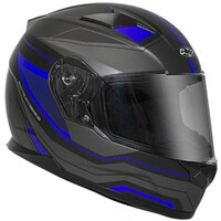 RXT 817 Street Helmet Missle Matte Black/Blue