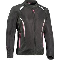 Ixon Cool Air C Ladies Jacket Black/White/Pink