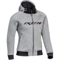 Ixon Palermo Lady Grey/Pink Textile Womens Hoodie Jacket