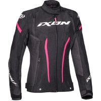 Ixon Striker Lady Black/Anthracite/Fuchsia Textile Womens Jacket