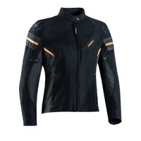 Ixon Ilana Evo Black/Anthracite/Gold Textile Womens Jacket