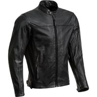 Ixon Crank Air Black Leather Jacket